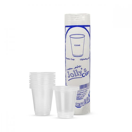 PLASTIC CLEAR CUP 6.5OZ 50PCS