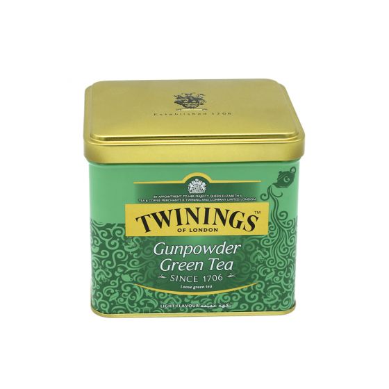 TWININGS GUNPOWDER GREEN TEA 200G TIN