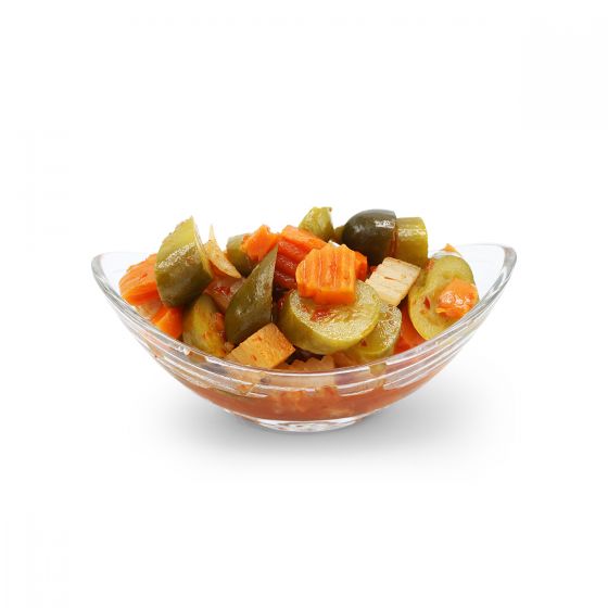 HOT MIX PICKLE 500GM APPROX WEIGHT                                             