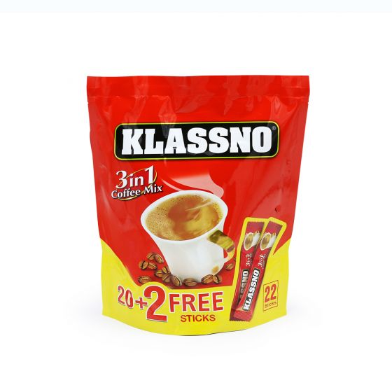 KLASSNO 3IN1 COFFEE MIX 20GM 20+2 FREE